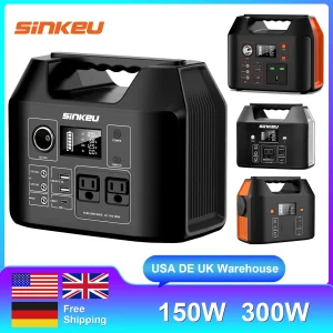 Portable Power Station 300W/150W Solar Generator