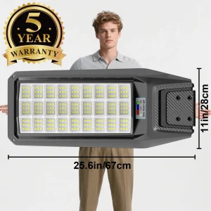 Waterproof Solar Motion Light, Dusk-to-Dawn