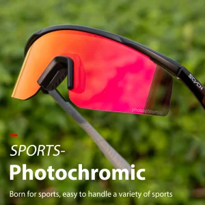 Photochromic cycling sunglasses men women
